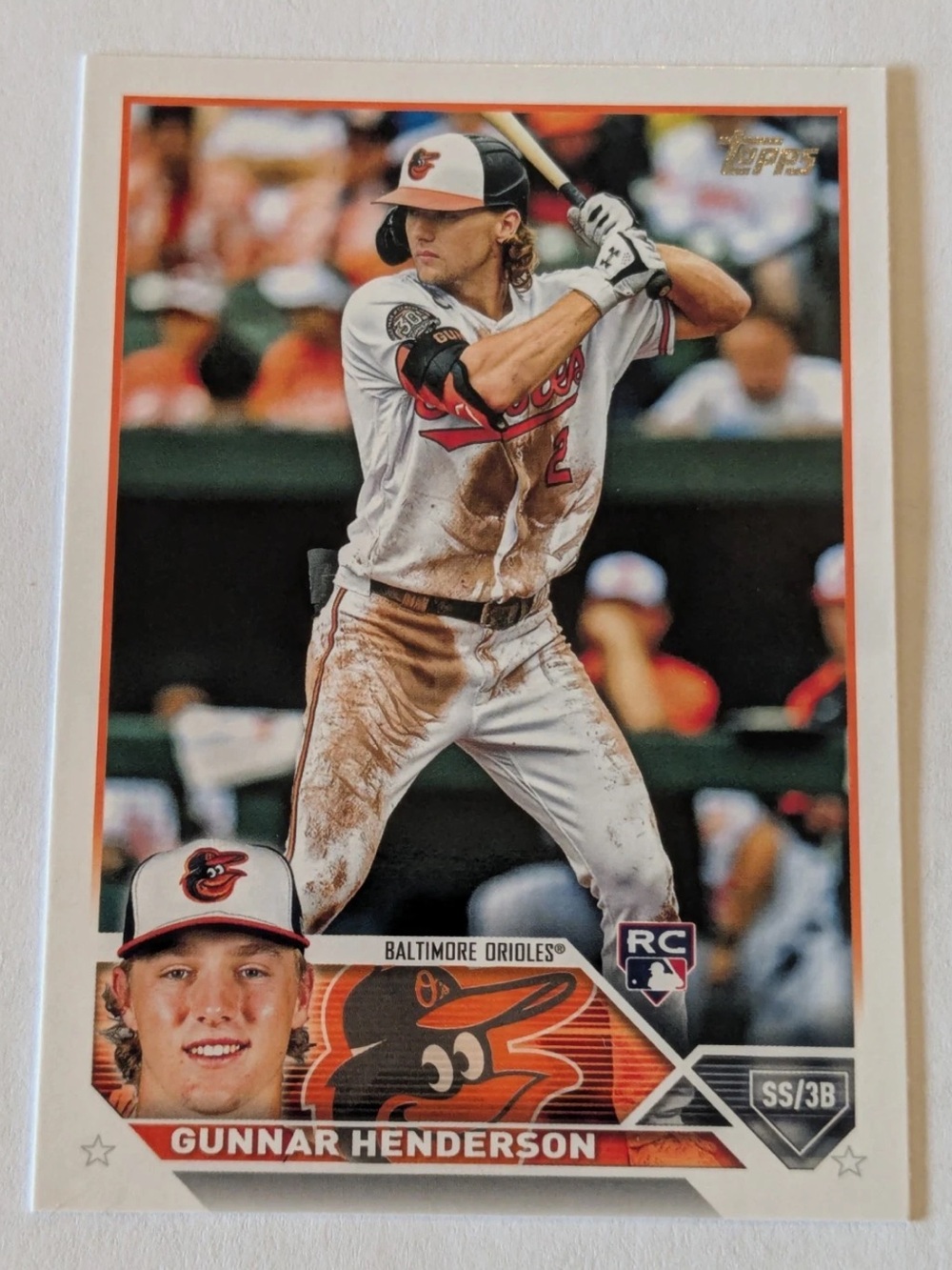 Gunnar Henderson 2023 Baltimore Orioles Rookie RC Baseball Card